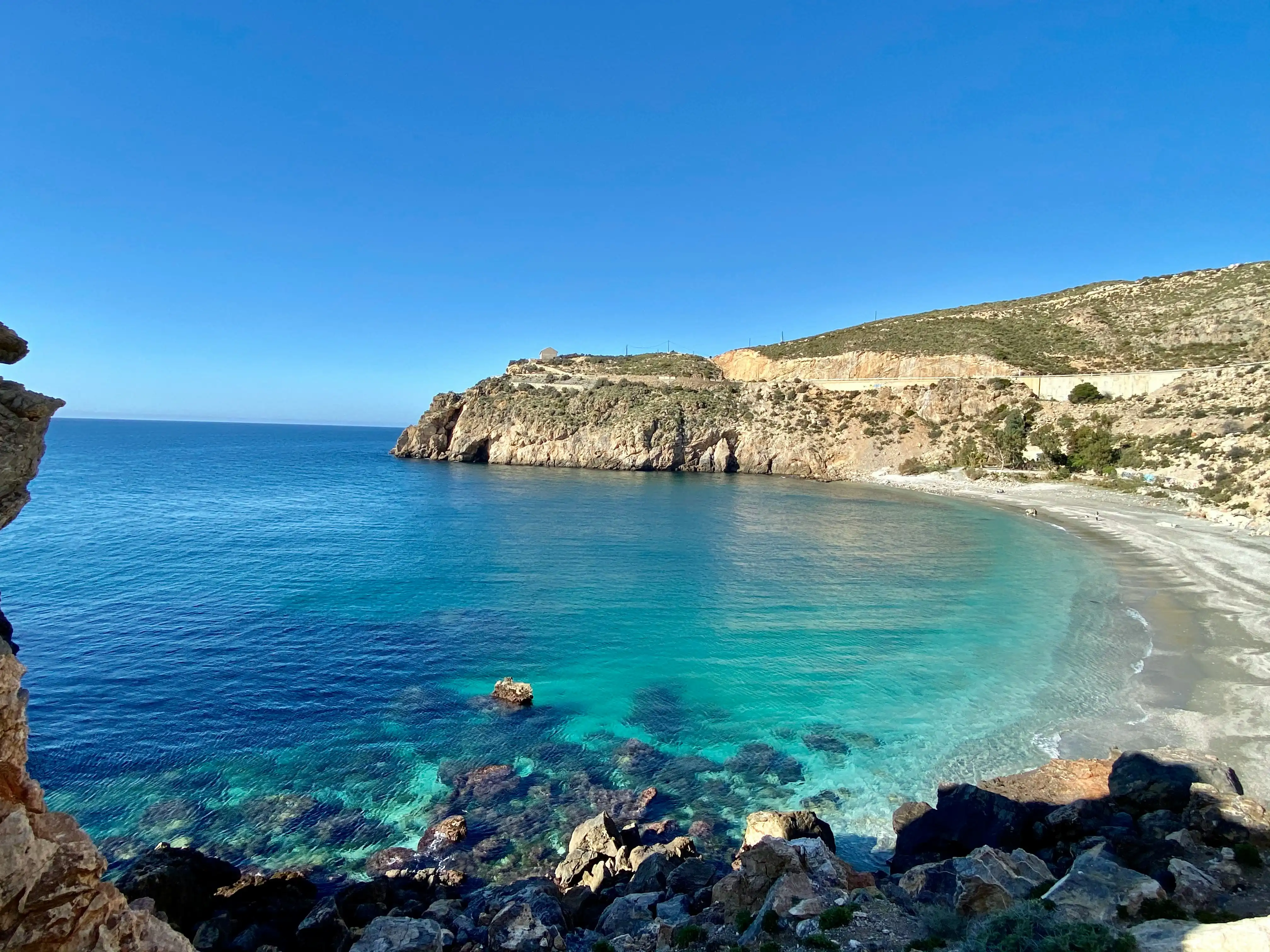 Beach and cliffs in Andalusia